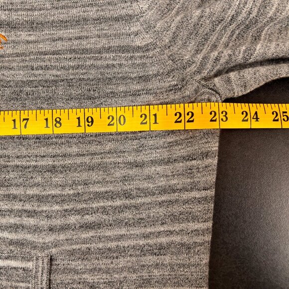 Penguin Munsingwear Gray Stripe Full Zip Hoodie Sweatshirt Pockets Men's XL - Picture 9 of 10